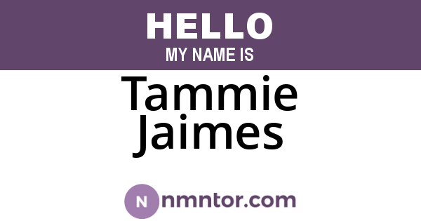Tammie Jaimes