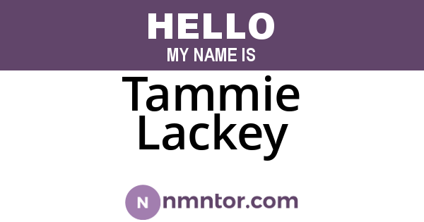 Tammie Lackey