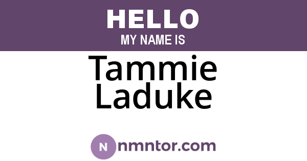 Tammie Laduke