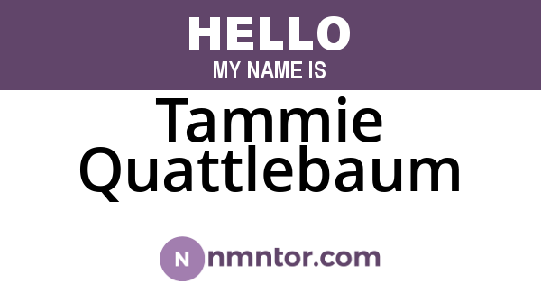 Tammie Quattlebaum