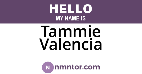 Tammie Valencia