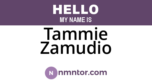 Tammie Zamudio