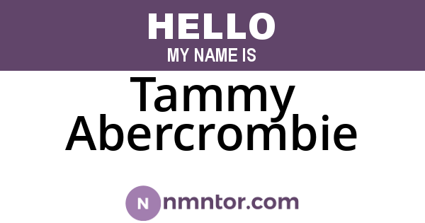 Tammy Abercrombie
