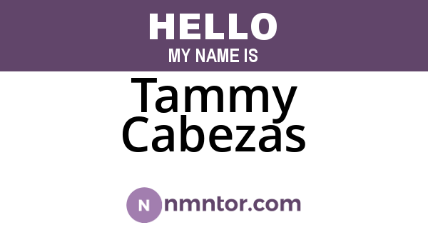 Tammy Cabezas