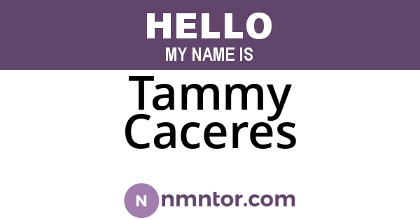 Tammy Caceres