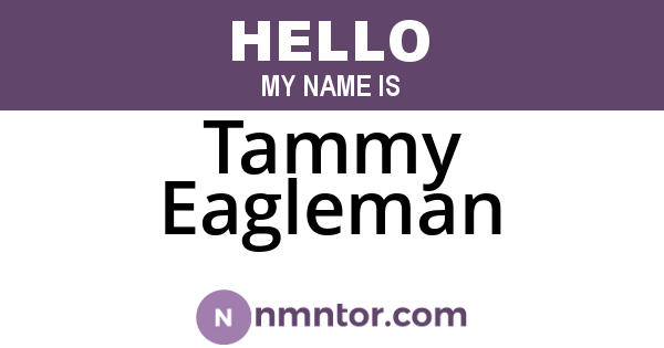 Tammy Eagleman