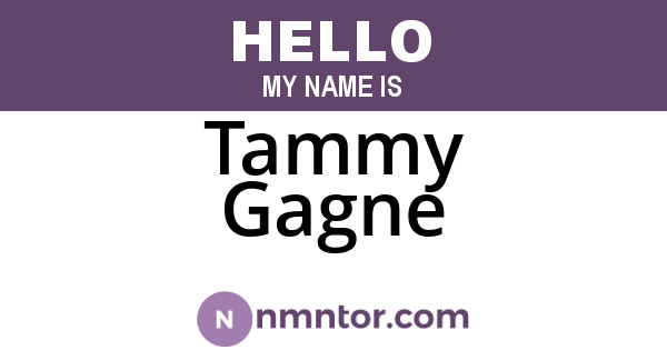 Tammy Gagne