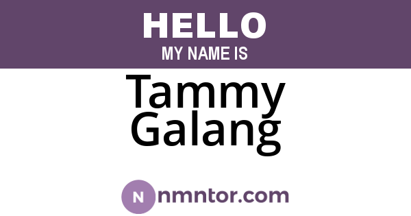 Tammy Galang
