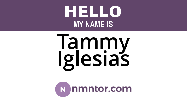 Tammy Iglesias