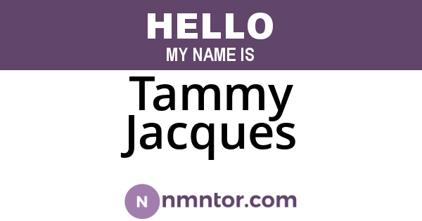 Tammy Jacques