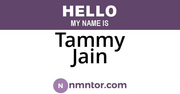 Tammy Jain