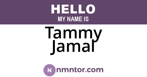 Tammy Jamal