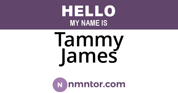 Tammy James