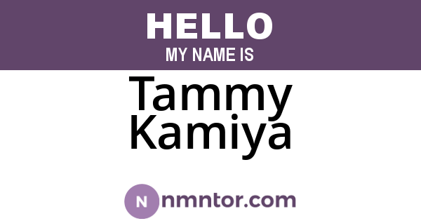 Tammy Kamiya