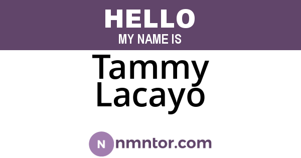 Tammy Lacayo