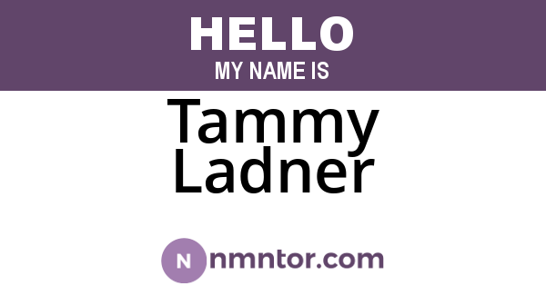 Tammy Ladner