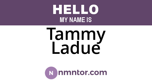 Tammy Ladue