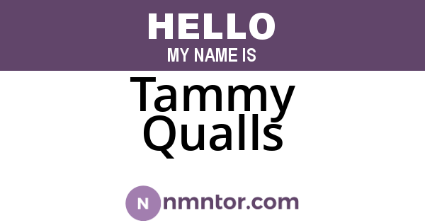 Tammy Qualls