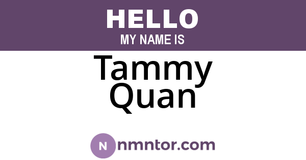 Tammy Quan
