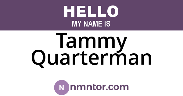 Tammy Quarterman