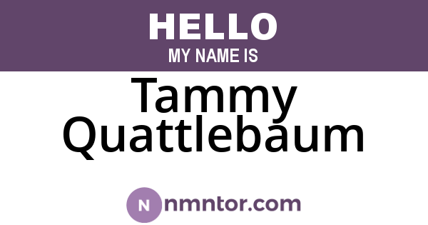 Tammy Quattlebaum