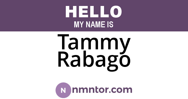 Tammy Rabago
