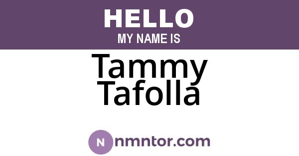 Tammy Tafolla