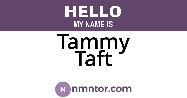 Tammy Taft
