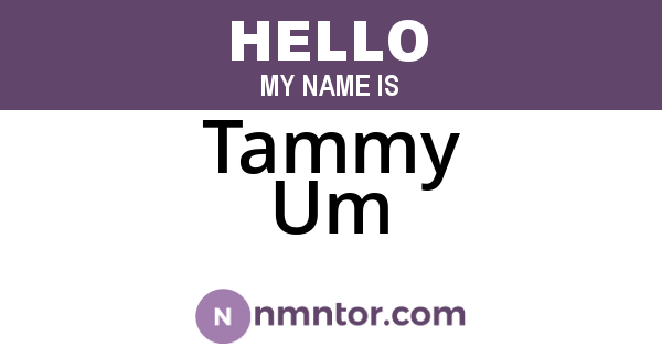 Tammy Um