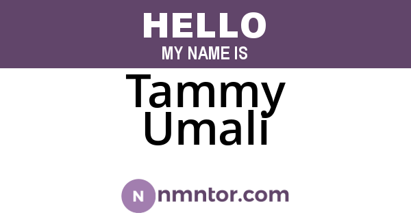 Tammy Umali
