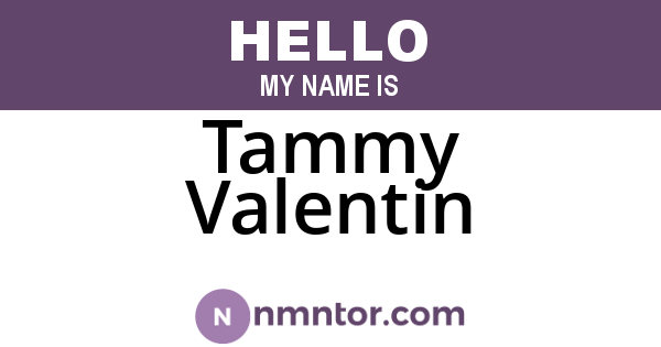 Tammy Valentin