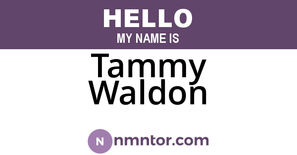 Tammy Waldon