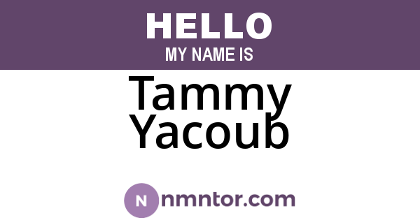 Tammy Yacoub