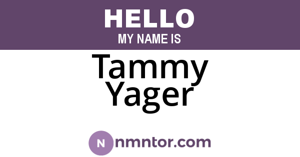 Tammy Yager