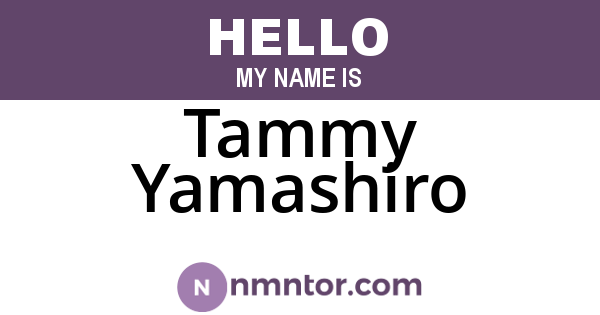 Tammy Yamashiro