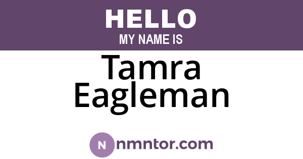 Tamra Eagleman