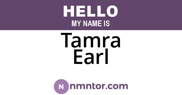 Tamra Earl