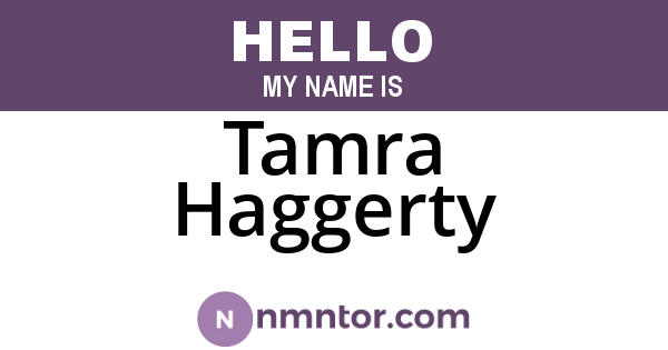 Tamra Haggerty