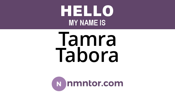Tamra Tabora