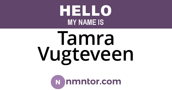 Tamra Vugteveen