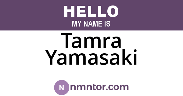 Tamra Yamasaki