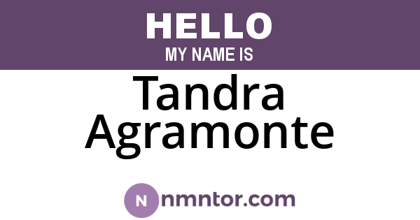 Tandra Agramonte