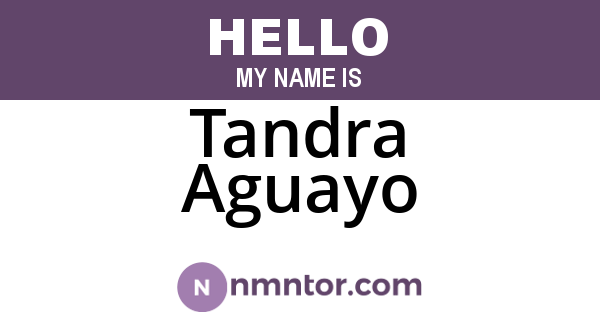 Tandra Aguayo
