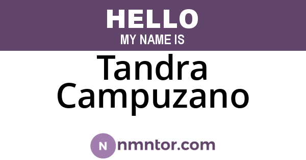 Tandra Campuzano