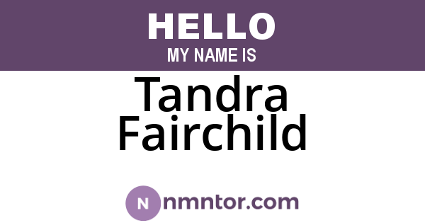 Tandra Fairchild