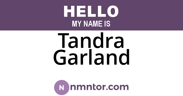 Tandra Garland