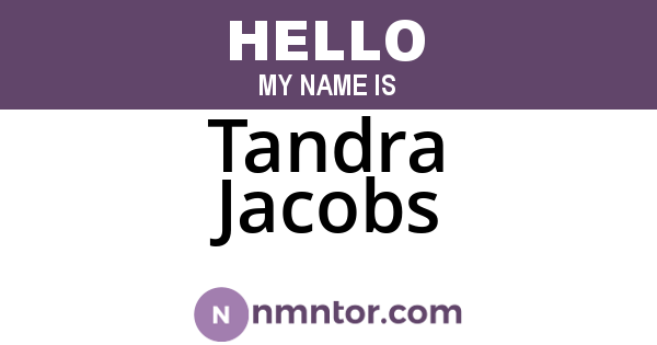 Tandra Jacobs