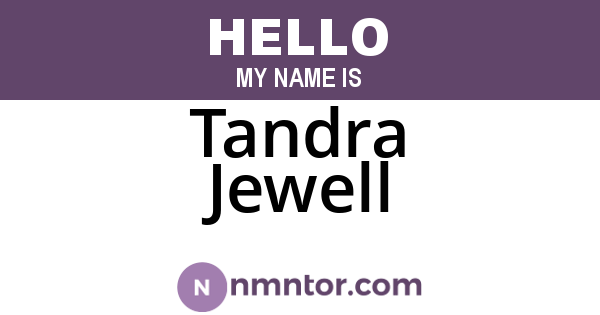 Tandra Jewell