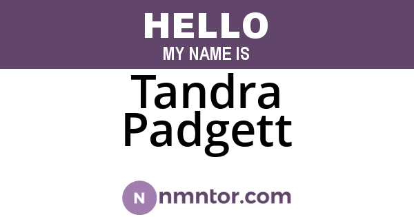 Tandra Padgett