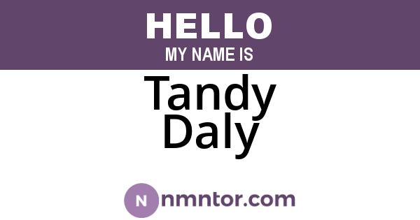 Tandy Daly